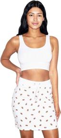 img 4 attached to American Apparel Womens California Fleece Women's Clothing : Skirts