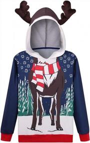 img 4 attached to Ugly Christmas Sweatshirts For Unisex Adults - Hsctek Style!