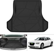 🚗 custom fit trunk mat for dodge charger & chrysler 300 | rear all-weather cargo liner | tpo material | 2011-2022 compatible logo