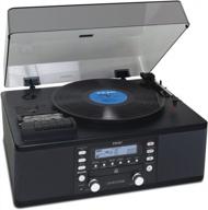 teac lp-r550usbb cd recorder with cassette turntable black lpr550usbb логотип