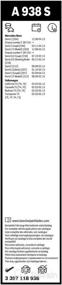 img 2 attached to 🚗 Bosch Aerotwin 24"/24" Wiper Blade - Set of 2, OE Replacement, Side Lock 22mm