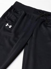 img 1 attached to Active Girls' Medium Under Armour Fleece Pants: Cozy and Stylish Clothing