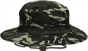 img 3 attached to FALETO Outdoor Boonie Hat: дышащая защита с широкими полями для сафари и рыбалки