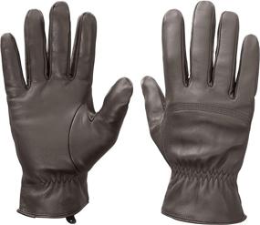 img 4 attached to Leather Winter Lining Driving Gloves Men's Accessories best on Gloves & Mittens
