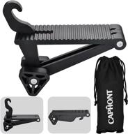 🚗 caphont car door step: foldable hook step pedal for easy roof access - universal fit, supports 400 lbs -black логотип