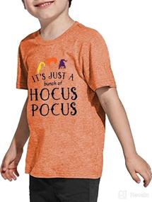 img 1 attached to 🎃 Halloween T-Shirt for Toddler Boys and Girls: LAZYCHILD Sanderson Sister Graphic Tee Shirts - A Magical Blend of Hocus Pocus