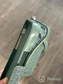 img 5 attached to Флип-футляр-кошелек с RFID-блокировкой для IPhone 12 Mini 5G с прорезями для карт и съемным ручным ремешком — черный ручной работы Skycase, совместимый с IPhone 12 Mini 5,4 дюйма 2020 г.