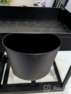 картинка 1 прикреплена к отзыву 2-х уровневые растягивающиеся раздвижные органайзеры для ванной комнаты и кухонного шкафа - черная полка для хранения под раковиной с дверным держателем, крючками и подвесной чашкой для оптимальной организации и хранения от Ryan Springer
