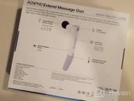 img 1 attached to RENPHO Extend Massage Gun, 2 In 1 Electric Hand Held Back Massager Gun Deep Tissue, Percussion Muscle Massage Gun For Athletes With Type-C Charging, Portable Massagers For Neck And Back Christmas Gift review by Valerie Petty