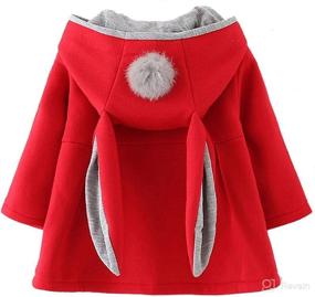 img 4 attached to 🧥 RJXDLT Baby Girl's Toddler Fall Winter Coat Jacket with Ear Hoodie Sweatshirt