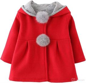 img 3 attached to 🧥 RJXDLT Baby Girl's Toddler Fall Winter Coat Jacket with Ear Hoodie Sweatshirt