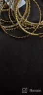 картинка 1 прикреплена к отзыву 💃Изысканный Touchstone Индийский Болливудский рукавчик для рук: Разбитый металл и дизайнерские каналы на золотых браслетах-браслетах для женщин. от Sara Terry