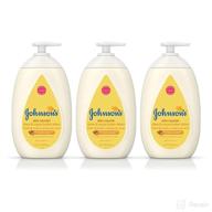 🍼 johnson's baby moisturizing dry skin lotion with shea & cocoa butter - pack of 3 (16.9 fl oz) logo