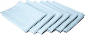 img 2 attached to Baby Blue 17X17 Inch Polyester Cloth Napkins - Set Of 6 From TableLinensforLess!