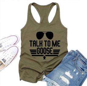 img 1 attached to MaQiYa Womens Racerback Graphic Tank Tops Summer Casual Sleeveless Scoop Neck Letter Printed Tops Shirts