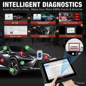 img 2 attached to 🚗 Revolutionize Car Diagnostics with Autel Scanner MaxiSys Ultra: 2022 Intelligent Diagnostic Scan Tool, ECU Programming, Coding, and Topology Map!