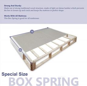 img 1 attached to Upgrade Your Bed With Greaton'S Traditional Split Box Spring/Foundation Set - Fully Assembled And Ready To Use!