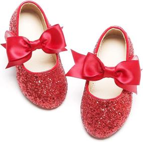 img 4 attached to 👧 BEIMOO Girls School Ballerina Flats: Stylish & Comfortable Girls' Shoes