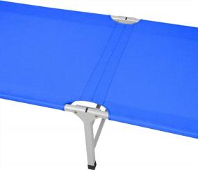 img 1 attached to Portable Military Camping Bed Cot: 7 Colors + Free Storage Bag - Magshion