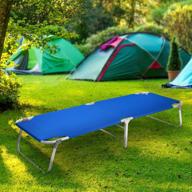 portable military camping bed cot: 7 colors + free storage bag - magshion logo