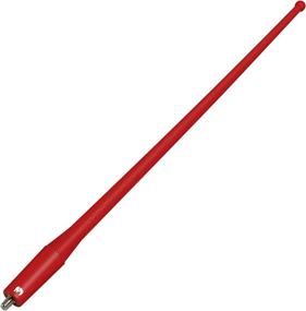 img 4 attached to 🔴 ONE250 13" Flexible Rubber Antenna for Chevy - Silverado, Colorado, Equinox, and More - Optimized FM/AM Reception (Red)