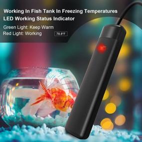 img 3 attached to 🐠 HIKEP Aquarium Heater Rod: Submersible Fish Tank Heater for Marine & Freshwater - Efficient Heating with Thermostatic Control LED