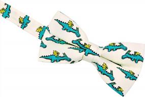 img 1 attached to Cute And Adjustable Pre-Tied Bow Ties For All Ages By OCIA