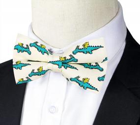 img 2 attached to Cute And Adjustable Pre-Tied Bow Ties For All Ages By OCIA