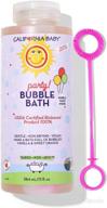 california baby bubble bath party logo