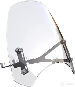 img 4 attached to 🎯 Dart Classic Flyscreen (Crystal Clear) - Perfect Fit for Triumph Trident 660 Motorcycle Windshield