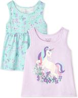 childrens place toddler sleeveless flower 3 apparel & accessories baby girls -- clothing логотип