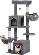 🐱 petepela plush cat tower: multilevel play house with scratching posts, hammock & condos logo