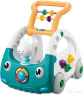 🎶 einstem sit to stand learning baby walker: a 4-in-1 remote control activity center for 6-18 months with music, building blocks - perfect toddler gift! логотип