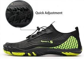 img 2 attached to Mens & Womens Non-Slip Water Shoes For Swimming, Hiking, Kayaking & More!