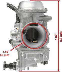 img 2 attached to Caltric Carburetor for Honda TRX300 Fourtrax 300 (1988-2000) - Compatible Replacement