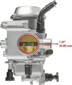 img 3 attached to Caltric Carburetor for Honda TRX300 Fourtrax 300 (1988-2000) - Compatible Replacement