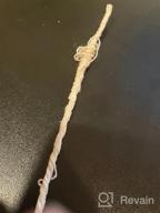 img 1 attached to 3Mm X 220Yd Natural Cotton Macrame Cord For Handmade Plant Hanger Wall Hanging Craft Making - ZOUTOG review by Adam Clemons