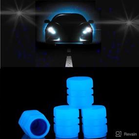 img 4 attached to Luminous Fluorescent Illuminated Motorcycles Vehicle Tires & Wheels