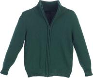 👕 gioberti boys cardigan sweater - stylish green sweaters for boys' clothing logo