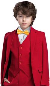 img 1 attached to 👔 Yanlu Boys' Formal Dresswear Tuxedos - Suits & Sport Coats for Kids