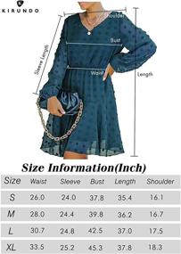 img 1 attached to Stylish and Breathable: KIRUNDO Womens Summer Sleeves Chiffon Dresses for Women