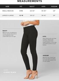 img 2 attached to 👖 Madison Premium Stretch Ponte Pants for Women - Dressy Leggings with Butt Lift