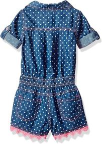 img 1 attached to 👗 U S Polo Assn Toddler Romper for Girls - Jumpsuits & Rompers Collection