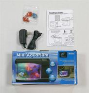 🐠 lightahead® artificial mini aquarium: vibrant led swimming fish tank with bubbles for sensory stimulation logo