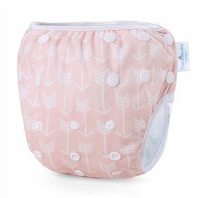 img 4 attached to Reusable Swim Diaper For Infants & Toddlers 0-3 Years | Storeofbaby Stylish Swimwear