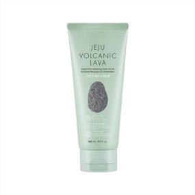 img 4 attached to The Face Shop Jeju Volcanic Lava Deep Pore-Cleansing Foam Scrub For Blackheads Removal, Refining & Shrinking 4.7 Fl Oz (Pack Of 1)