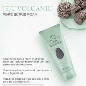 img 3 attached to The Face Shop Jeju Volcanic Lava Deep Pore-Cleansing Foam Scrub For Blackheads Removal, Refining & Shrinking 4.7 Fl Oz (Pack Of 1)