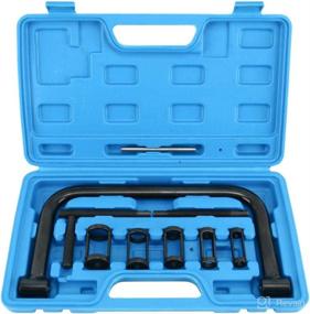 img 4 attached to 8MILELAKE Valve Spring Compressor C-Clamp Tool Kit for Motorcycle, Car, ATV & Small Engine Repairs – Auto Compression Service Solution