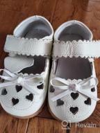 img 1 attached to Femizee Fashion Leather Flats: The Perfect School Uniform Shoes for Toddler Girls review by Lindsay Campbell