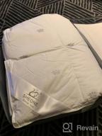 img 1 attached to Queen Size Goose Down Comforter Quilt - 100% Cotton Shell, 8 Tabs, Crown Design & All-Season Comfort | SHEONE review by Scott Gendron